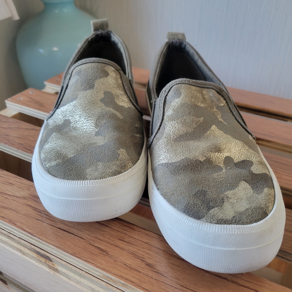 Sperry Gold and Gray Women's Sneakers